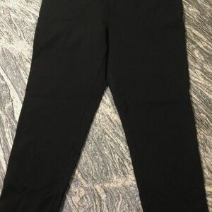 Halogen Black High Rise Leggings Women’s Large Classic Black Pants Med